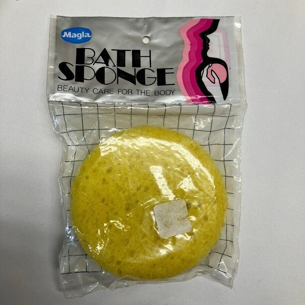 Vintage Magla Bath Sponge Beauty Care for the Body New in Package Made in USA
